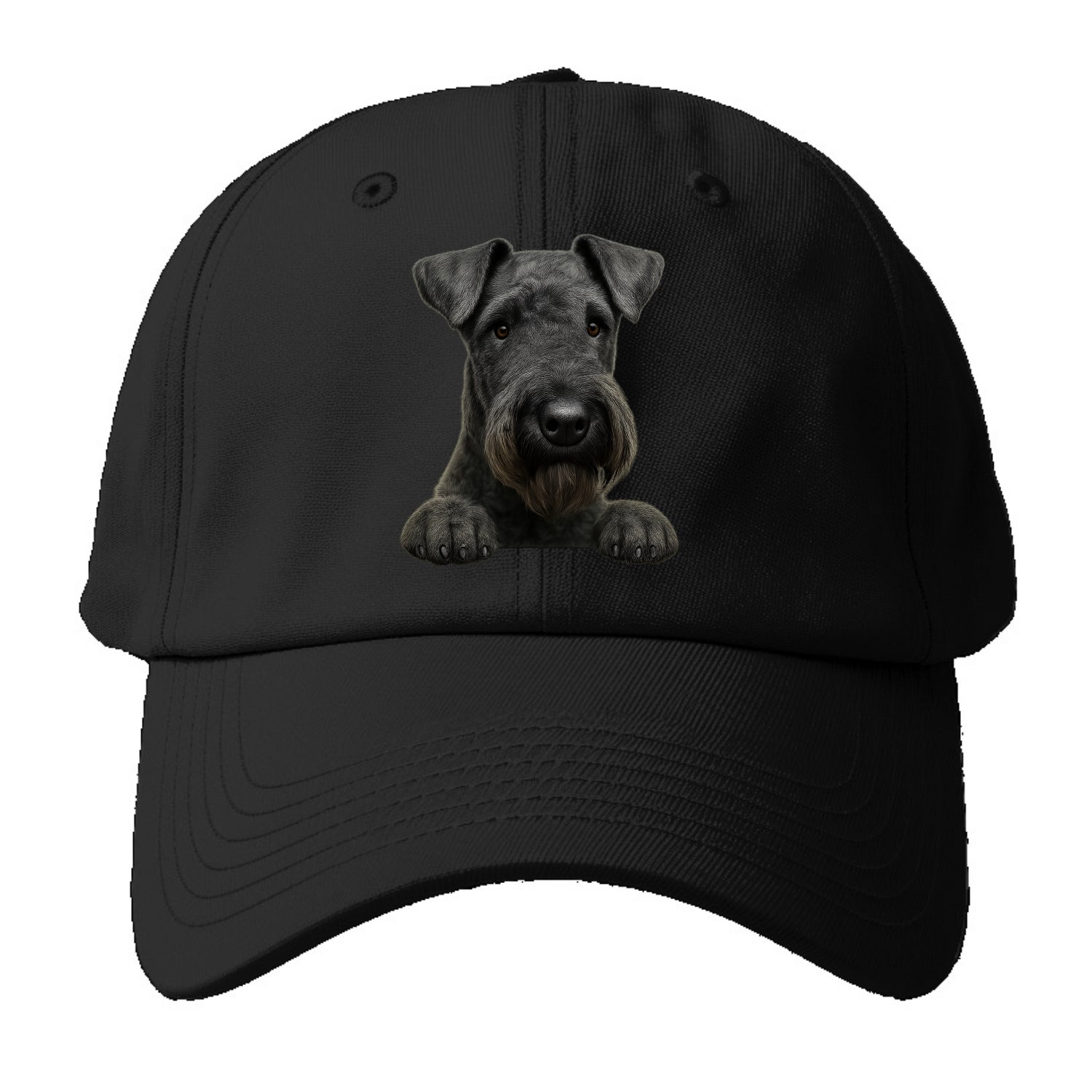 Kerry Blue Terrier  - Baseball Cap For Big Heads - Black