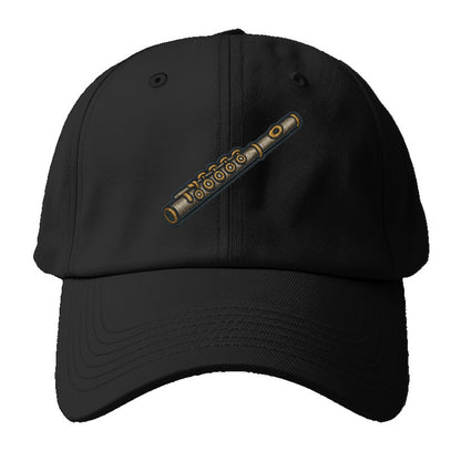 Flute  - Baseball Cap For Big Heads - Black
