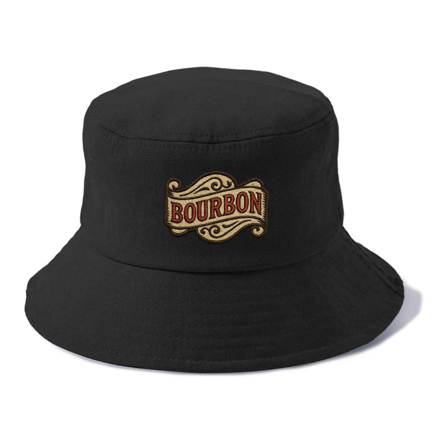 Bourbon Label  - Bucket Hat - Black