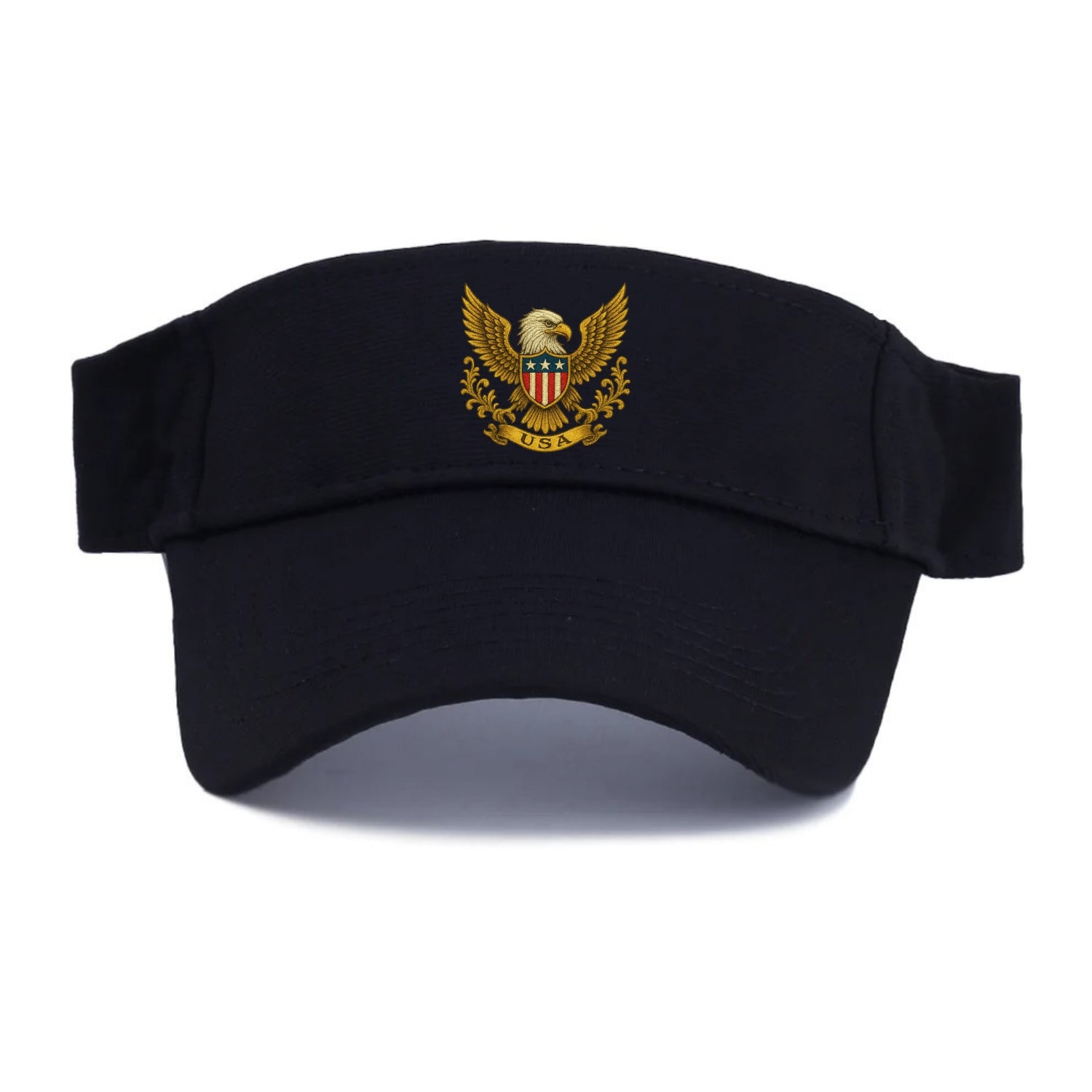 Usa Heritage Eagle Baseball Cap 2 - Visor - Black