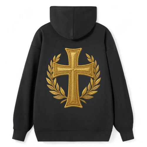 Victory Cross  - Classic Pullover Hoodie