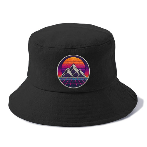 Retrowave Mountains - Bucket Hat
