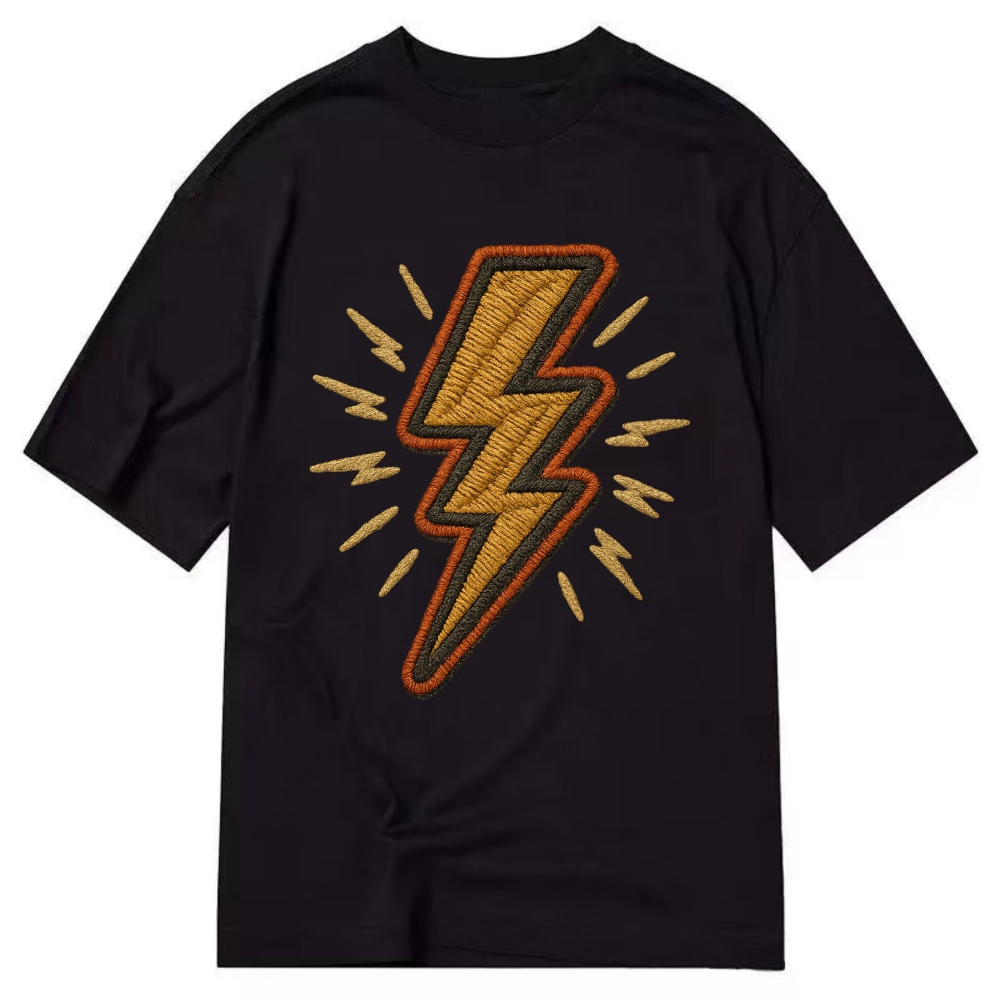 Lightning Bolt  - Classic T-shirt - Black