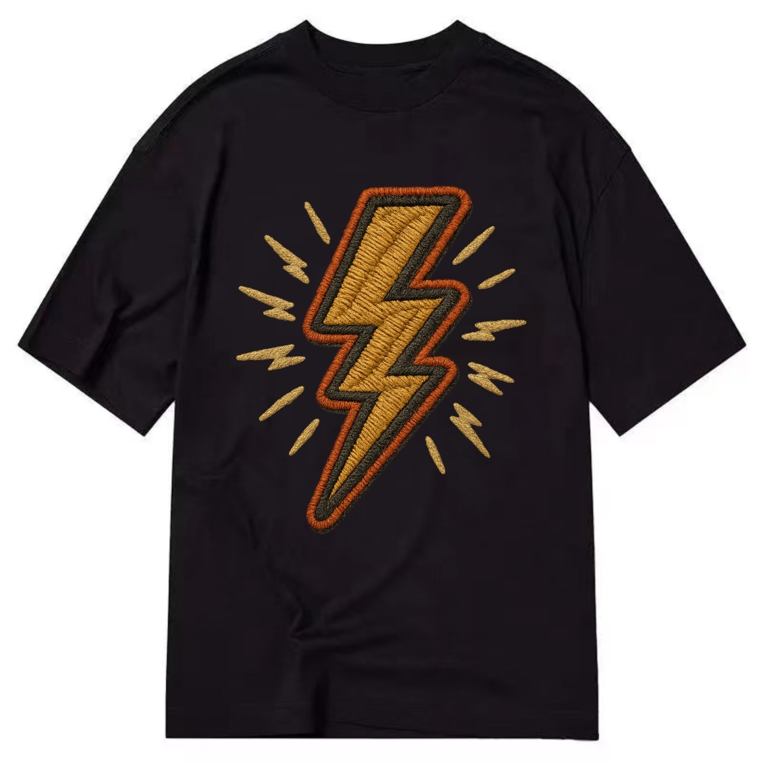 Lightning Bolt  - Classic T-shirt - Black