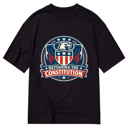 Defend Constitution - Classic T-shirt - Black