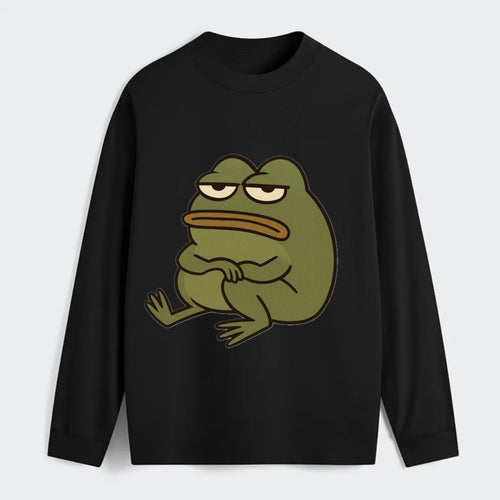 The Frog Judges Silently - Classic Long Sleeve Shirt