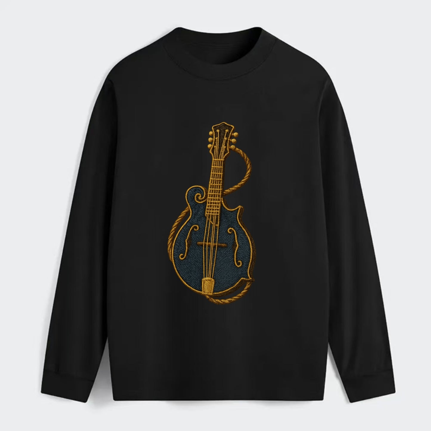 Mandolin  - Classic Long Sleeve Shirt - Black