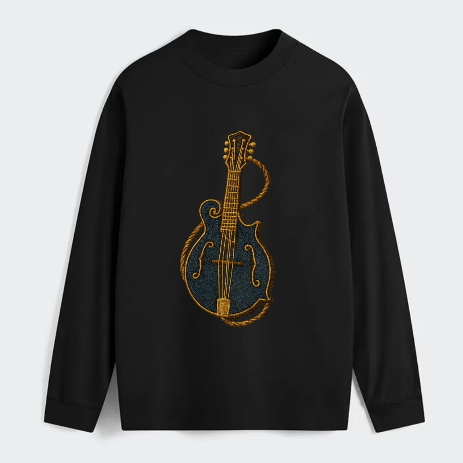 Mandolin  - Classic Long Sleeve Shirt - Black