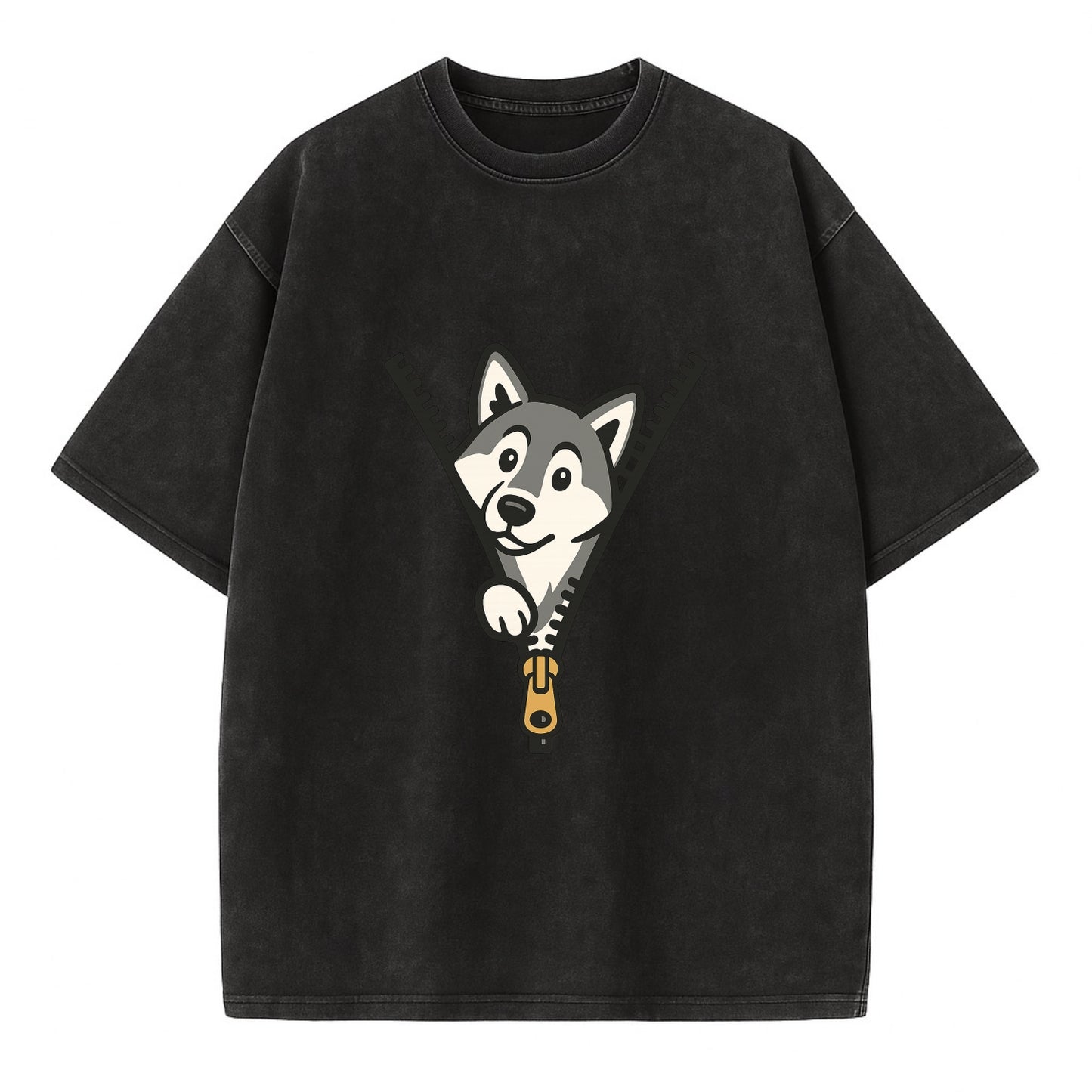 Alaskan Malamute - Vintage T-shirt - Black