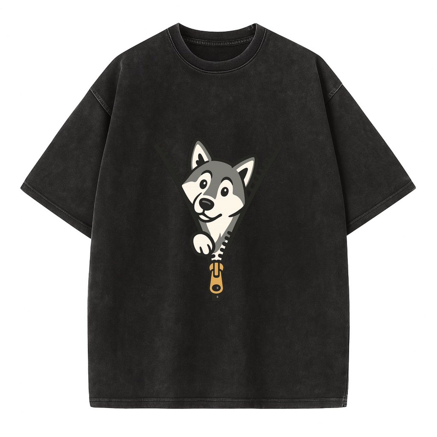 Alaskan Malamute - Vintage T-shirt - Black