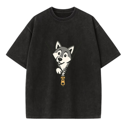 Alaskan Malamute - Vintage T-shirt - Black