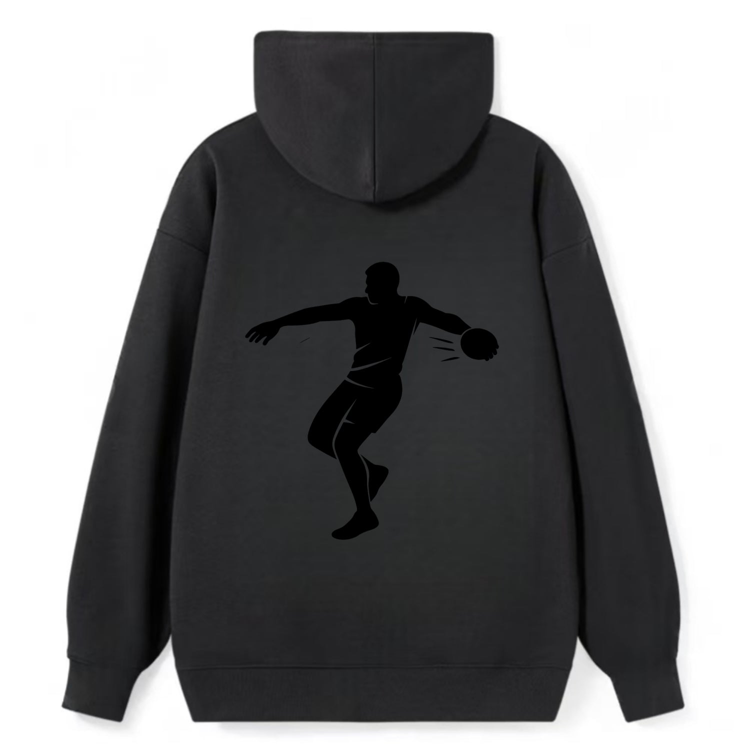 Discus thrower spinning release - Classic Pullover Hoodie - Black