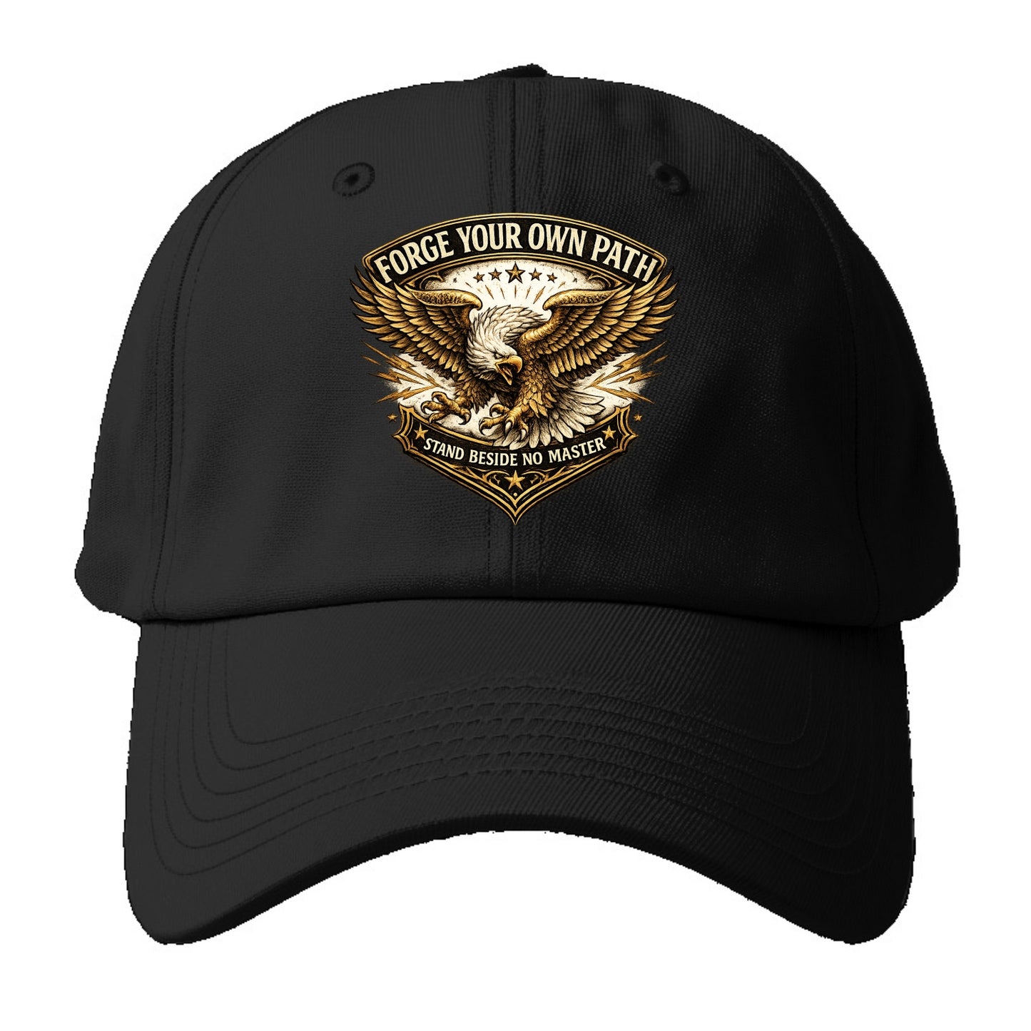 Forge Your Own Path - Baseball Cap For Big Heads - Black