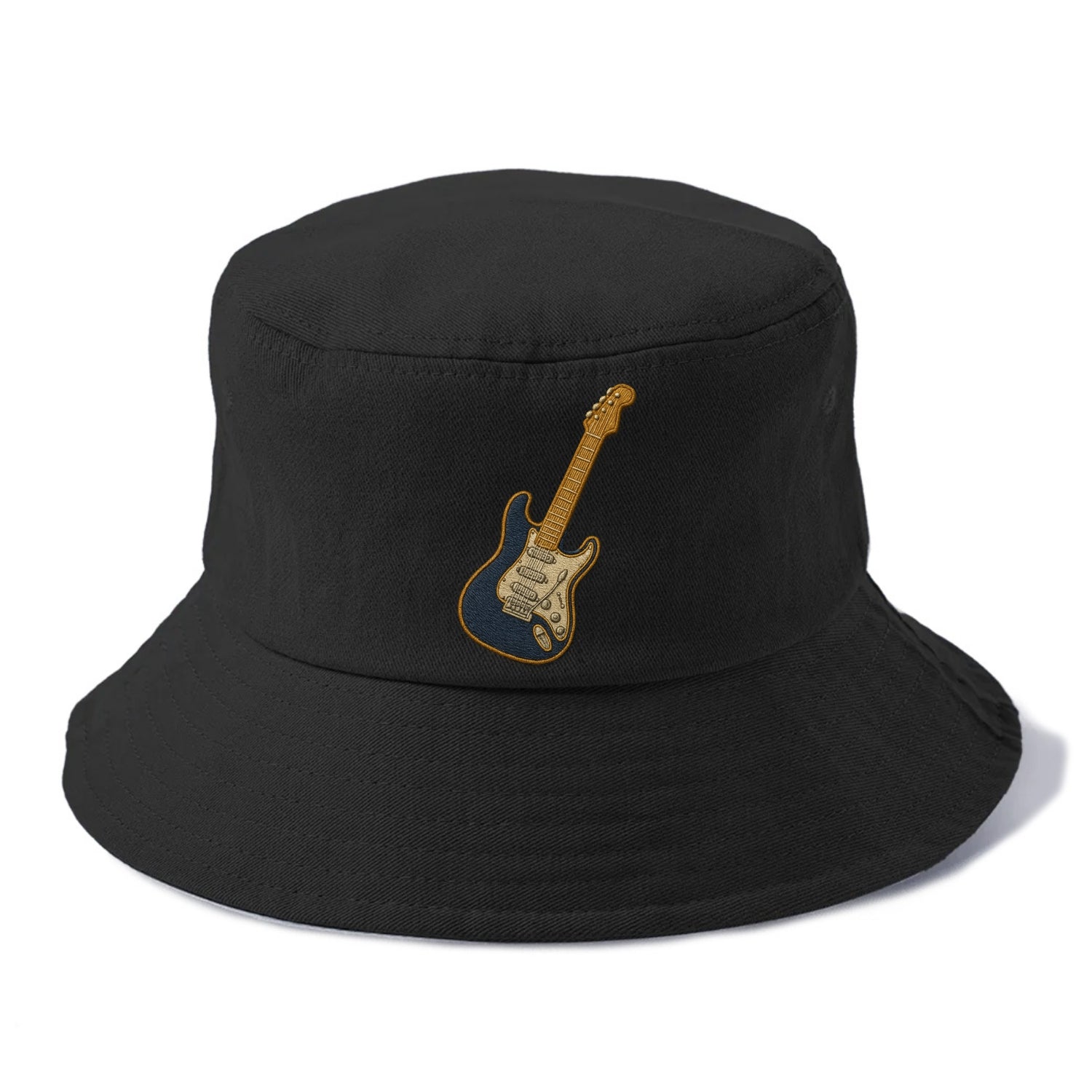 Electric Guitar  - Bucket Hat - Black