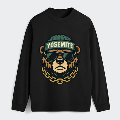 Yosemite Bear - Classic Long Sleeve Shirt - Black