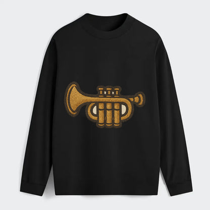 Trumpet  - Classic Long Sleeve Shirt - Black