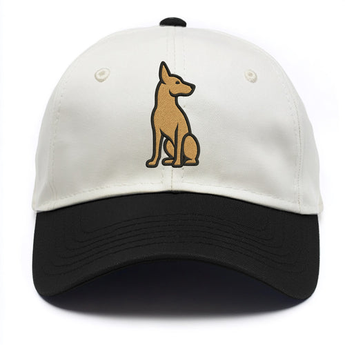 Pharaoh Hound - Tan colored sitting pose Two Tone Cap