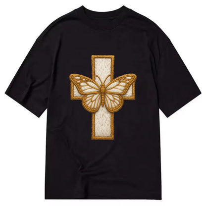 Resurrection Cross  - Classic T-shirt - Black