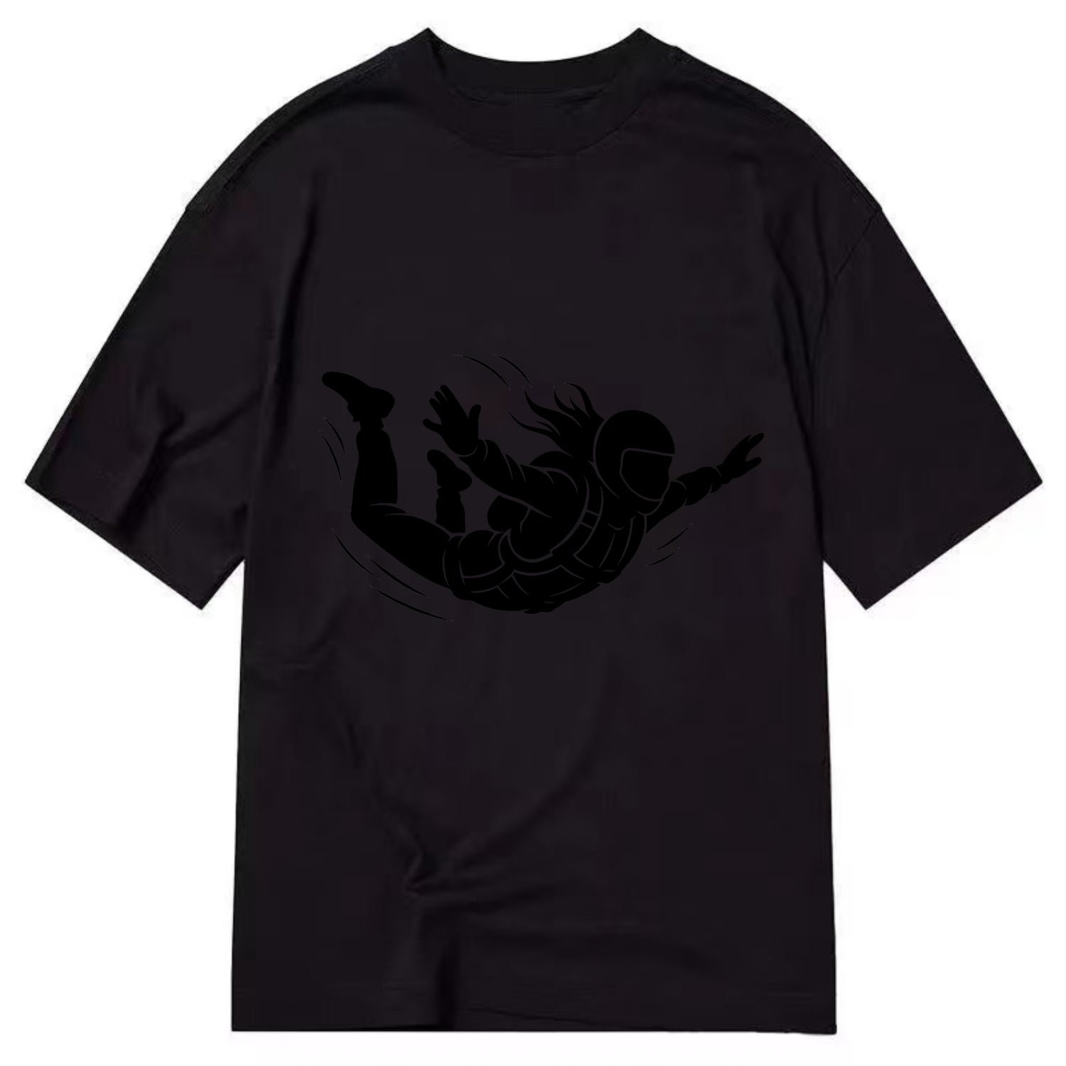 Skydiver free-fall position - Classic T-shirt - Black