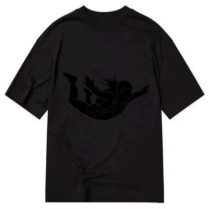 Skydiver free-fall position - Classic T-shirt - Black