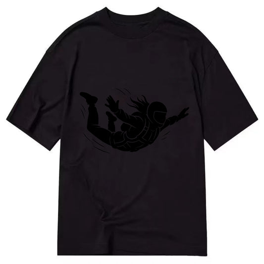 Skydiver free-fall position - Classic T-shirt - Black