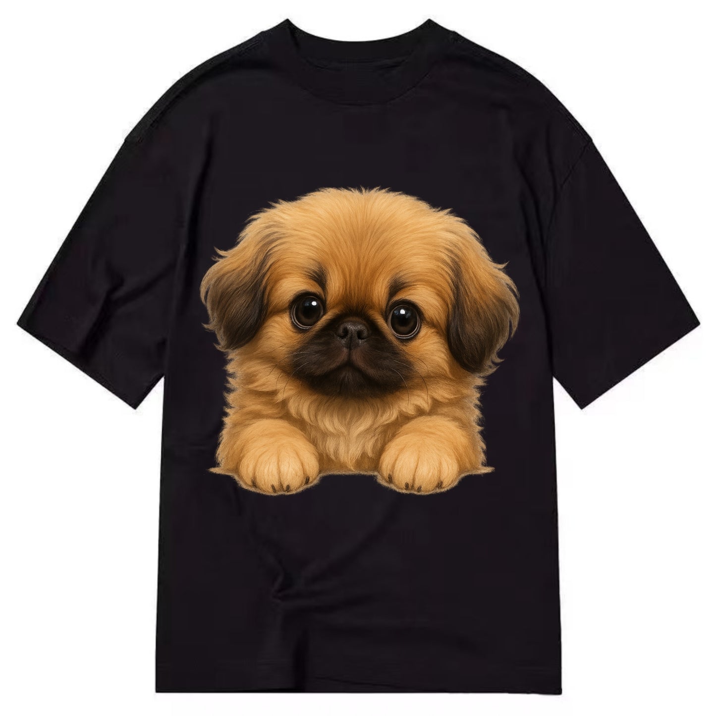 Pekingese  - Classic T-shirt - Black