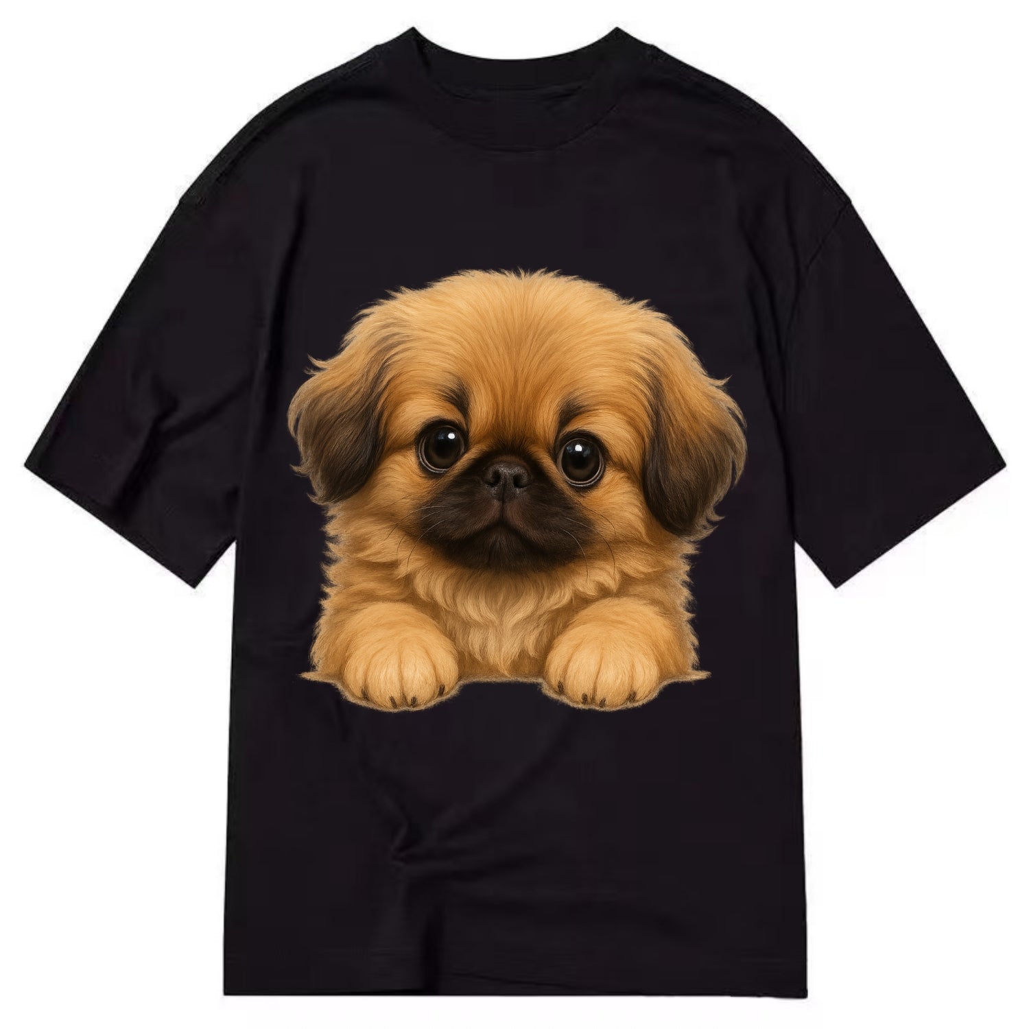 Pekingese  - Classic T-shirt - Black