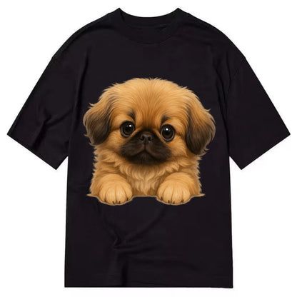 Pekingese  - Classic T-shirt - Black