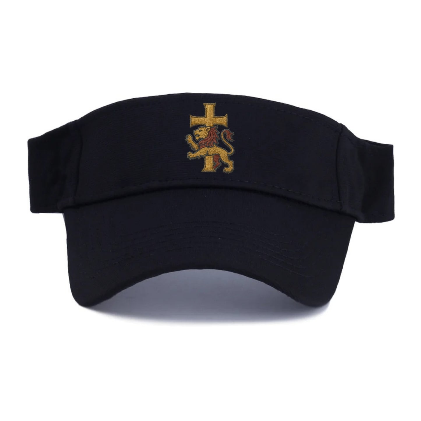 Lion and Cross  - Visor - Black