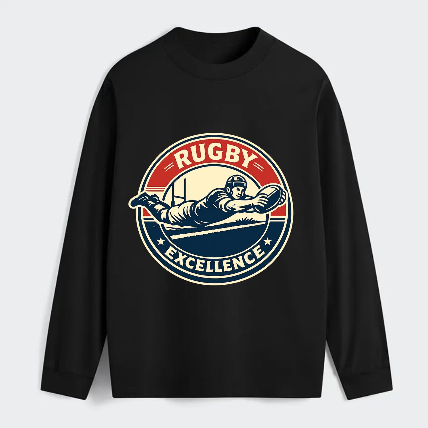 Epic Try Dive Emblem - Classic Long Sleeve Shirt - Black
