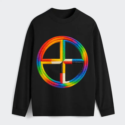 Medicine Wheel  - Classic Long Sleeve Shirt - Black