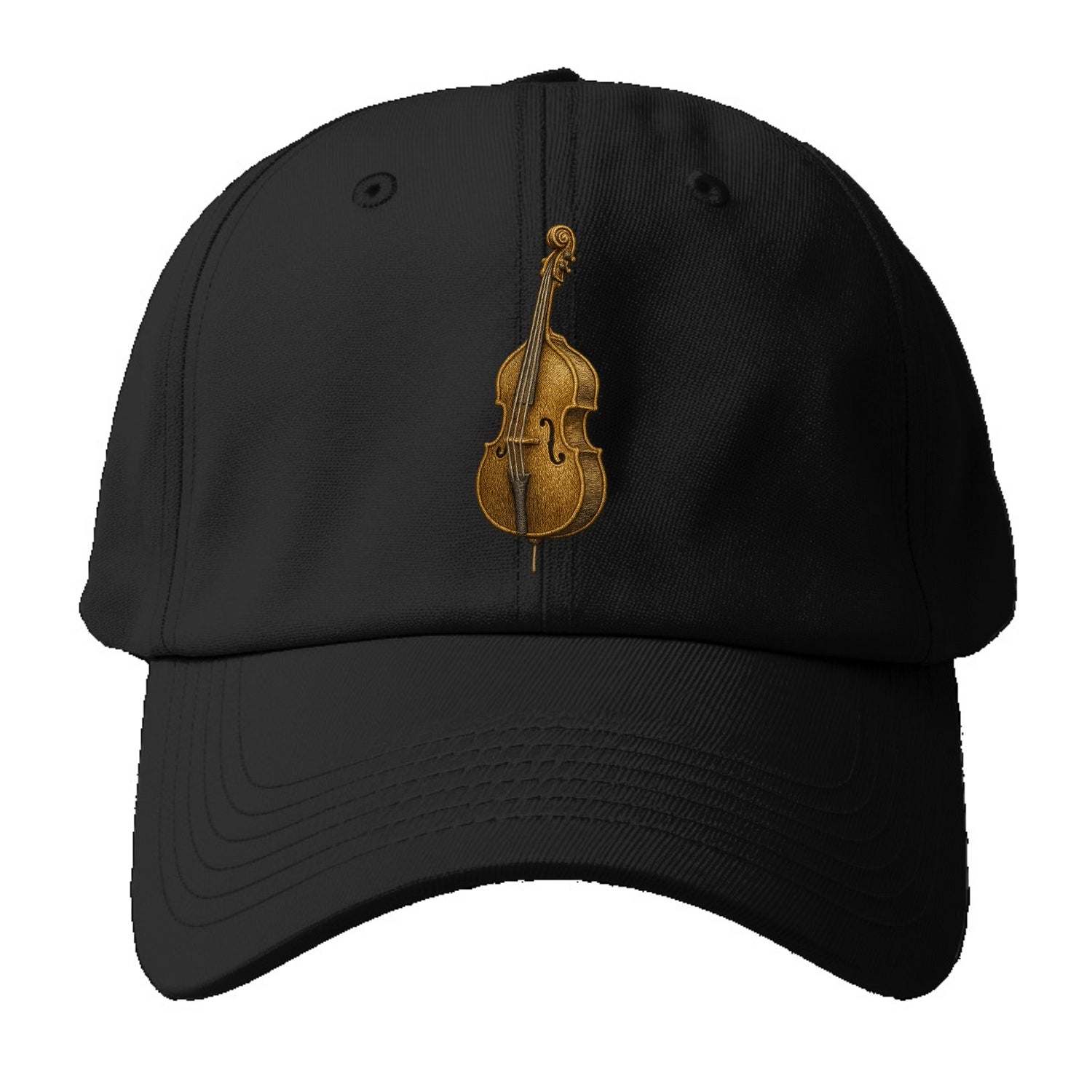 Acoustic Bass  - Baseball Cap - Black