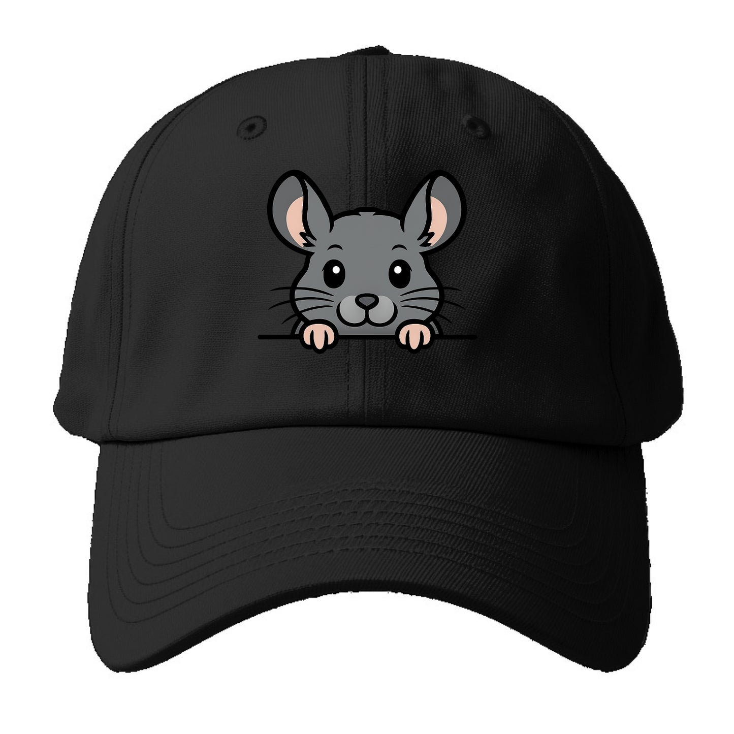 Chinchilla  - Baseball Cap - Black