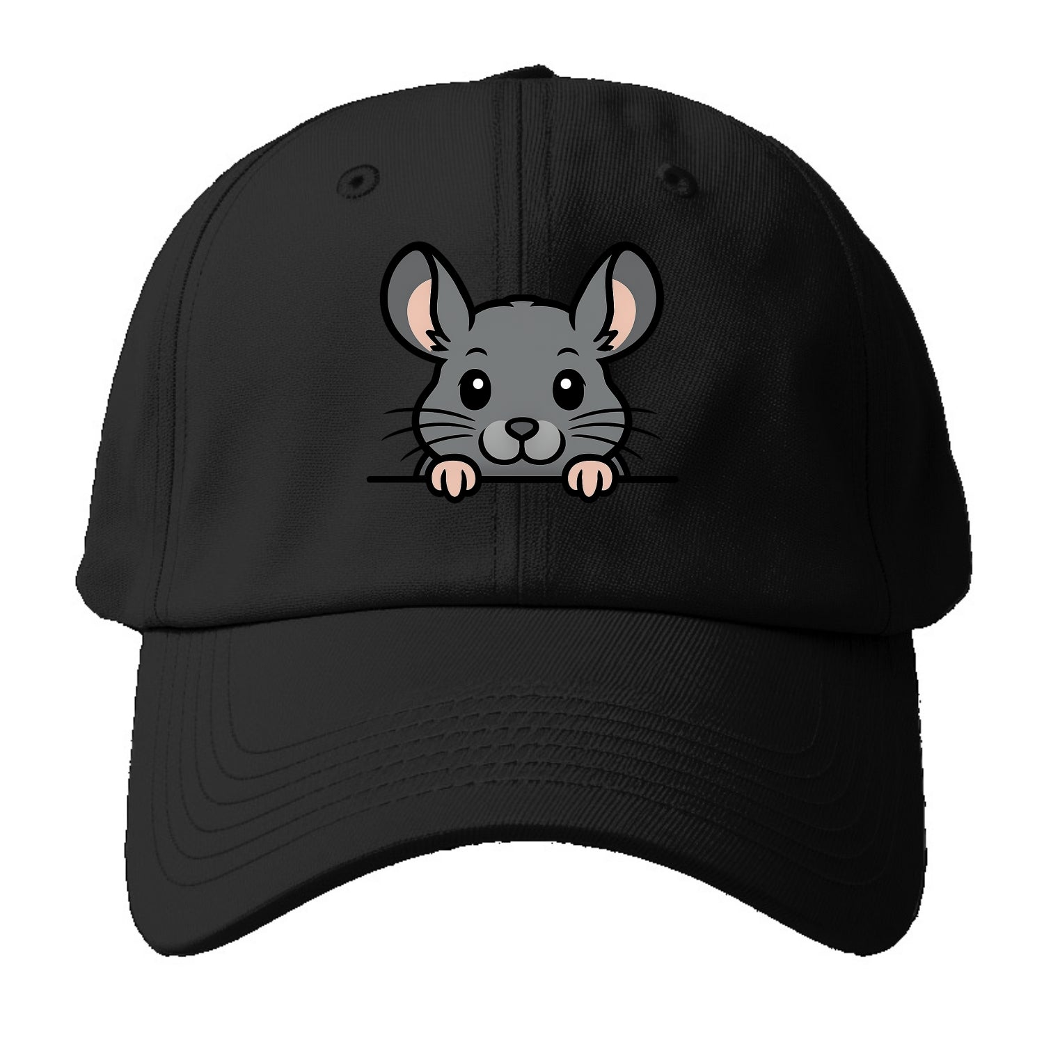 Chinchilla  - Baseball Cap - Black