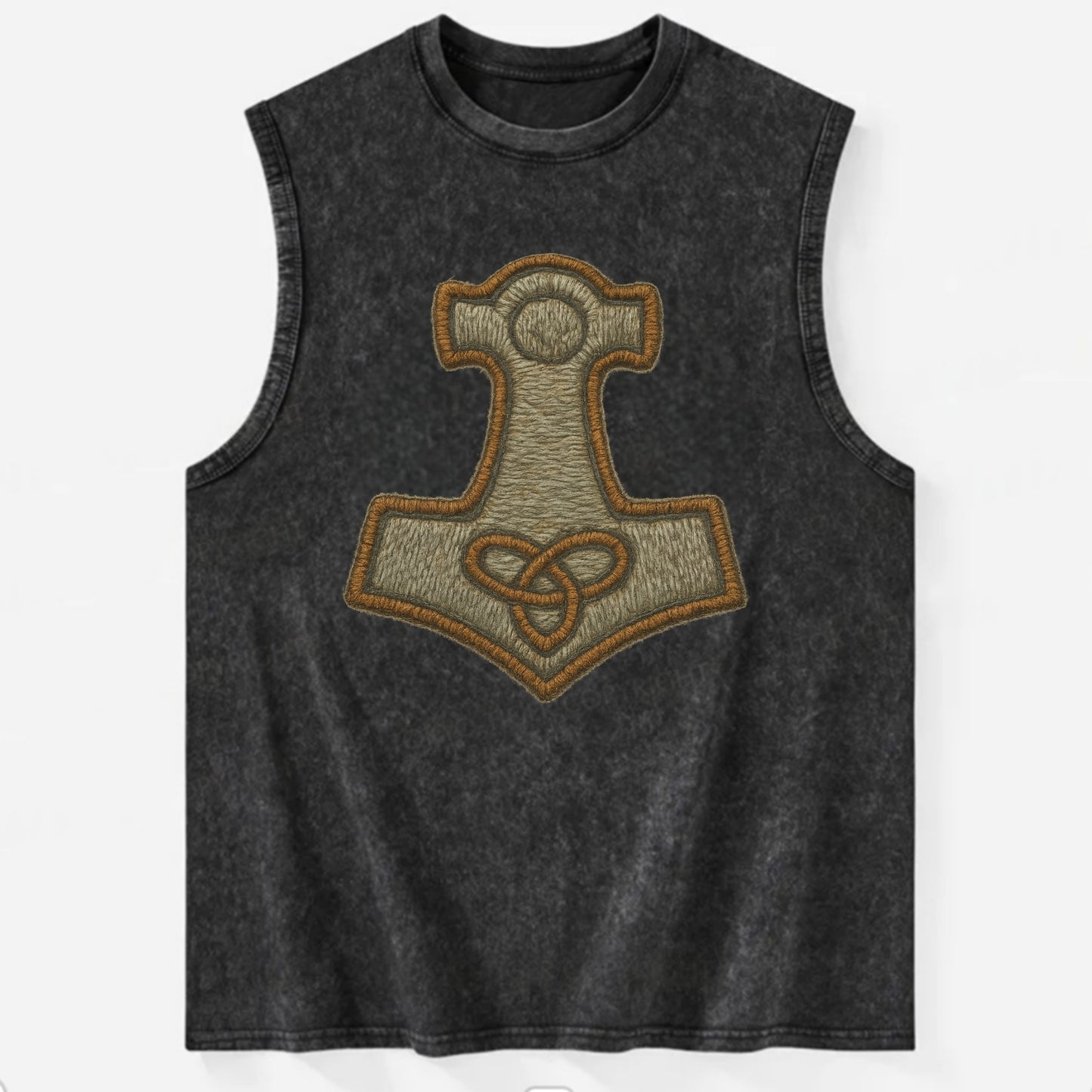 Mjolnir - Vintage Washed Tank - Black