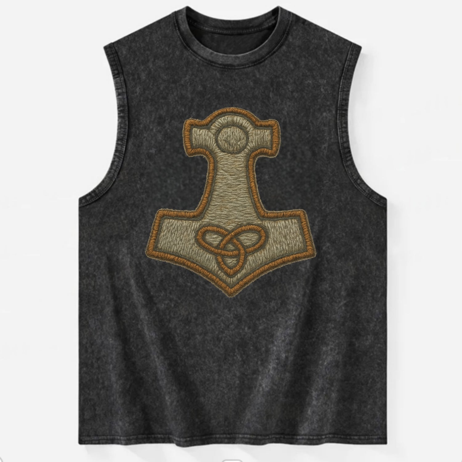 Mjolnir - Vintage Washed Tank - Black