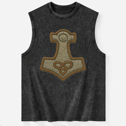 Mjolnir - Vintage Washed Tank - Black