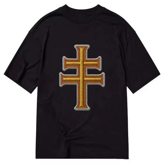 Patriarchal Cross - Classic T-shirt - Black