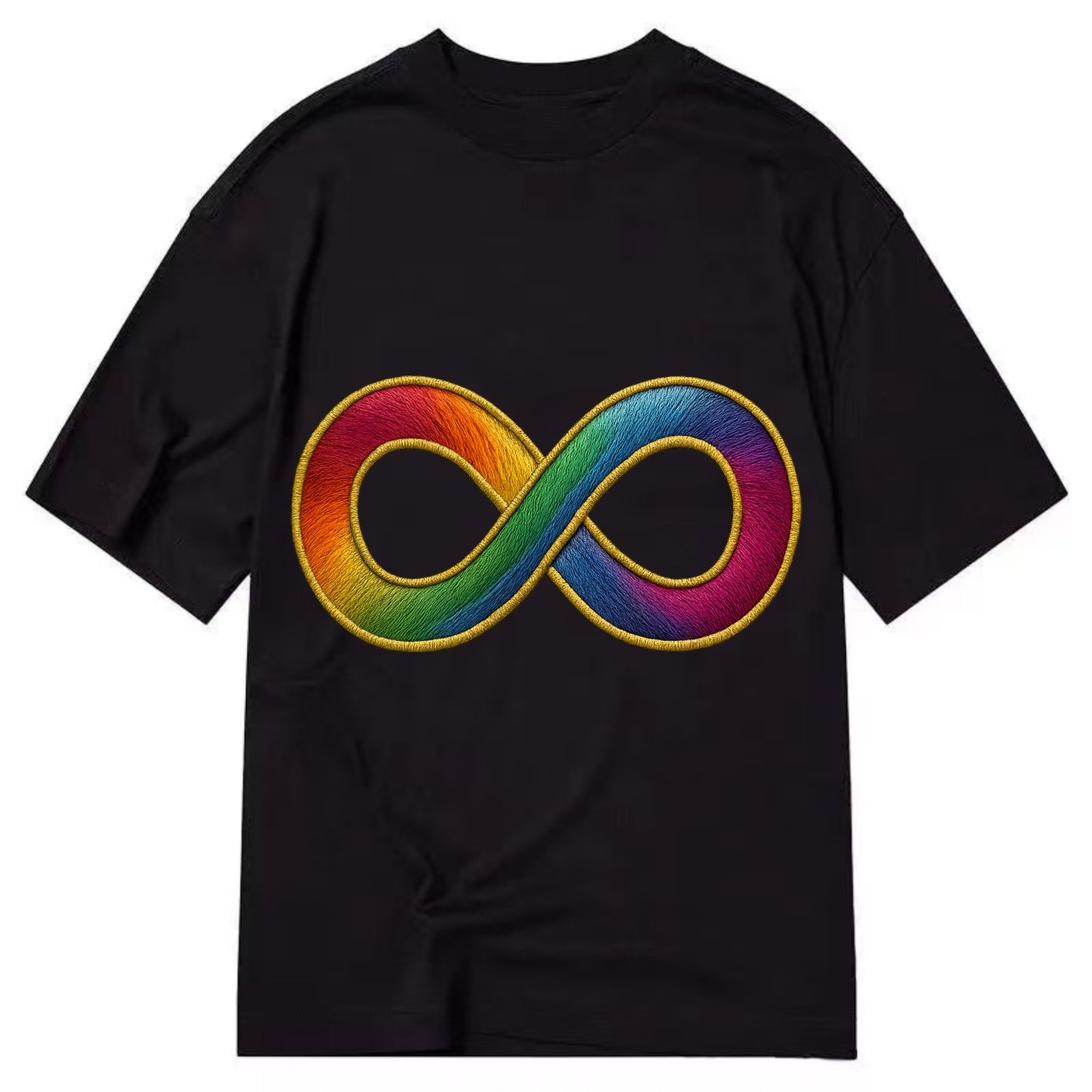 Infinity Symbol  - Classic T-shirt - Black