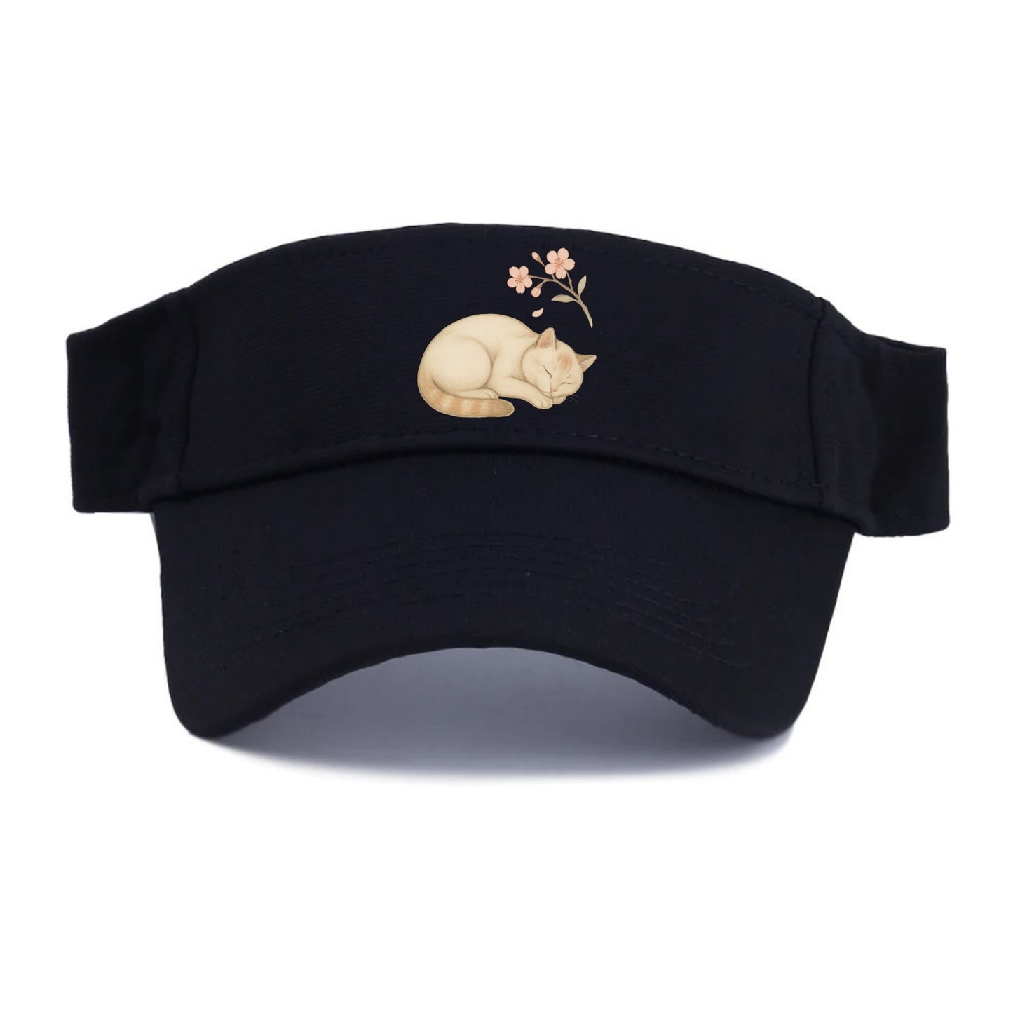 Zen Garden Cat  - Visor - Black