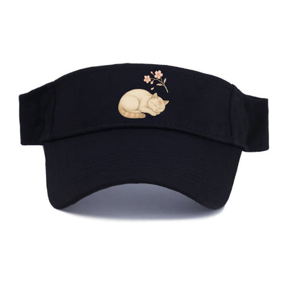 Zen Garden Cat  - Visor - Black