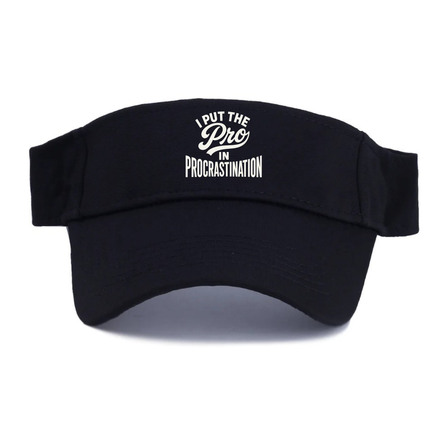 I Put The Pro In Procrastination - Visor - Black