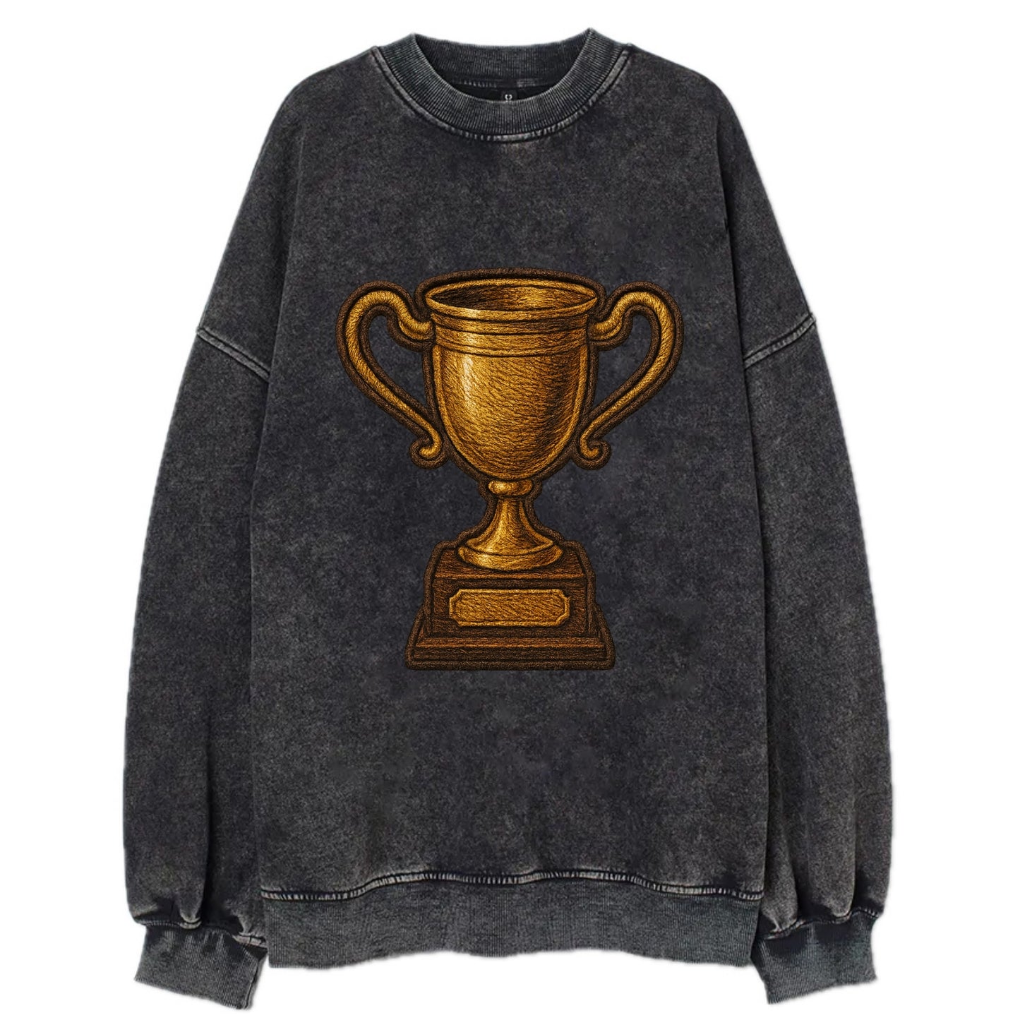 Trophy Cup  - Vintage Sweatshirt - Black