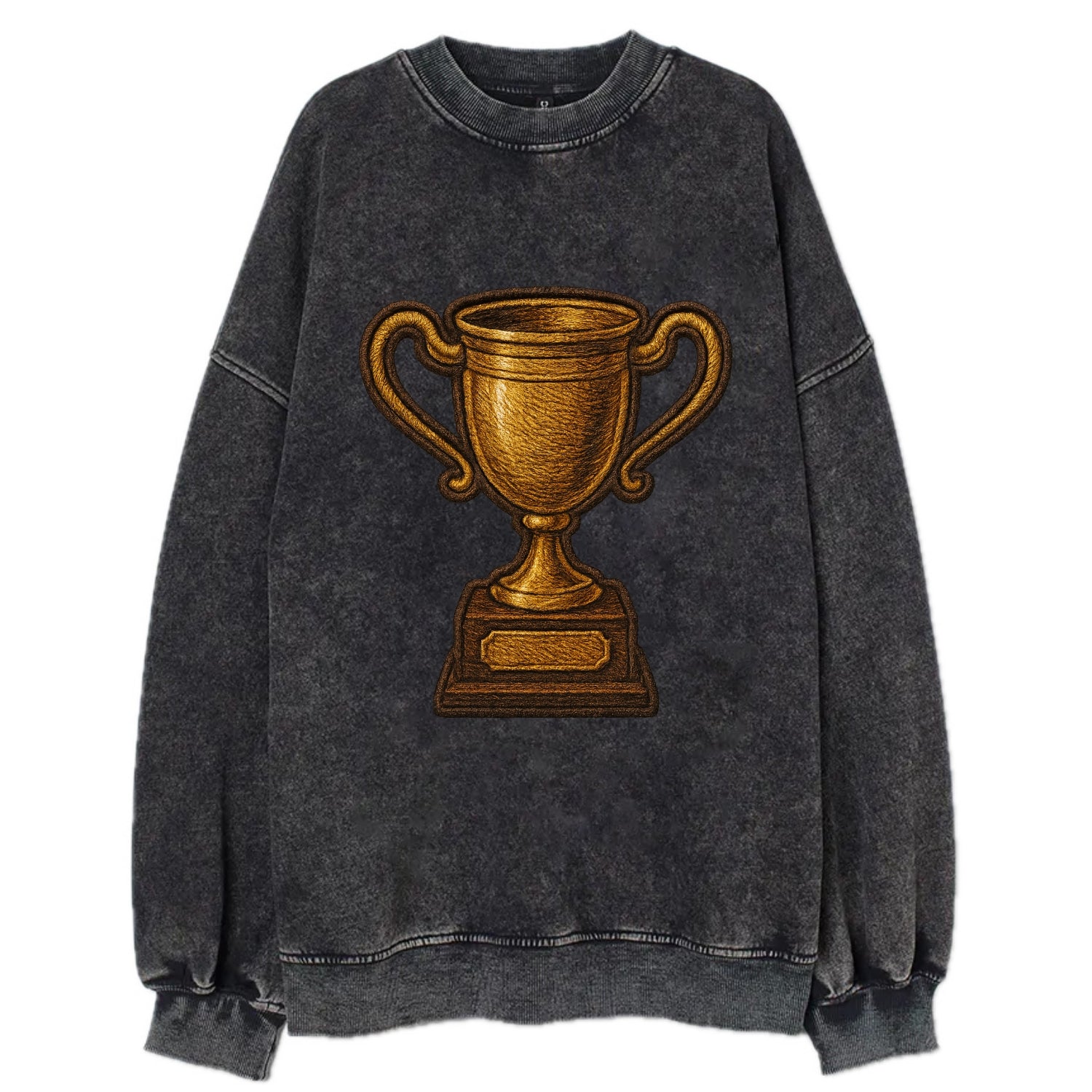 Trophy Cup  - Vintage Sweatshirt - Black