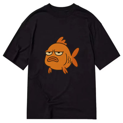 The Goldfish Judging Silently - Classic T-shirt - Black