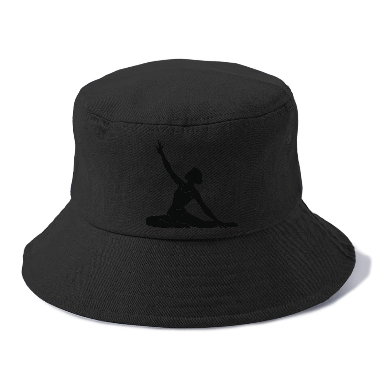 Contemporary dancer in floor work - Bucket Hat - Black