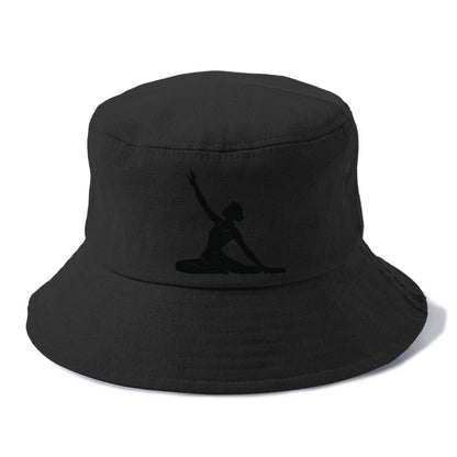Contemporary dancer in floor work - Bucket Hat - Black