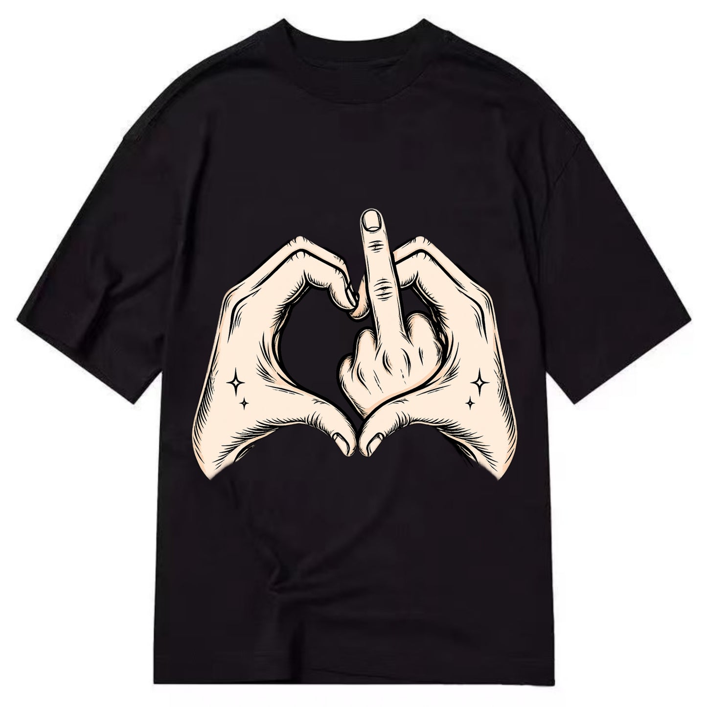 Love You Symbol - Classic T-shirt - Black