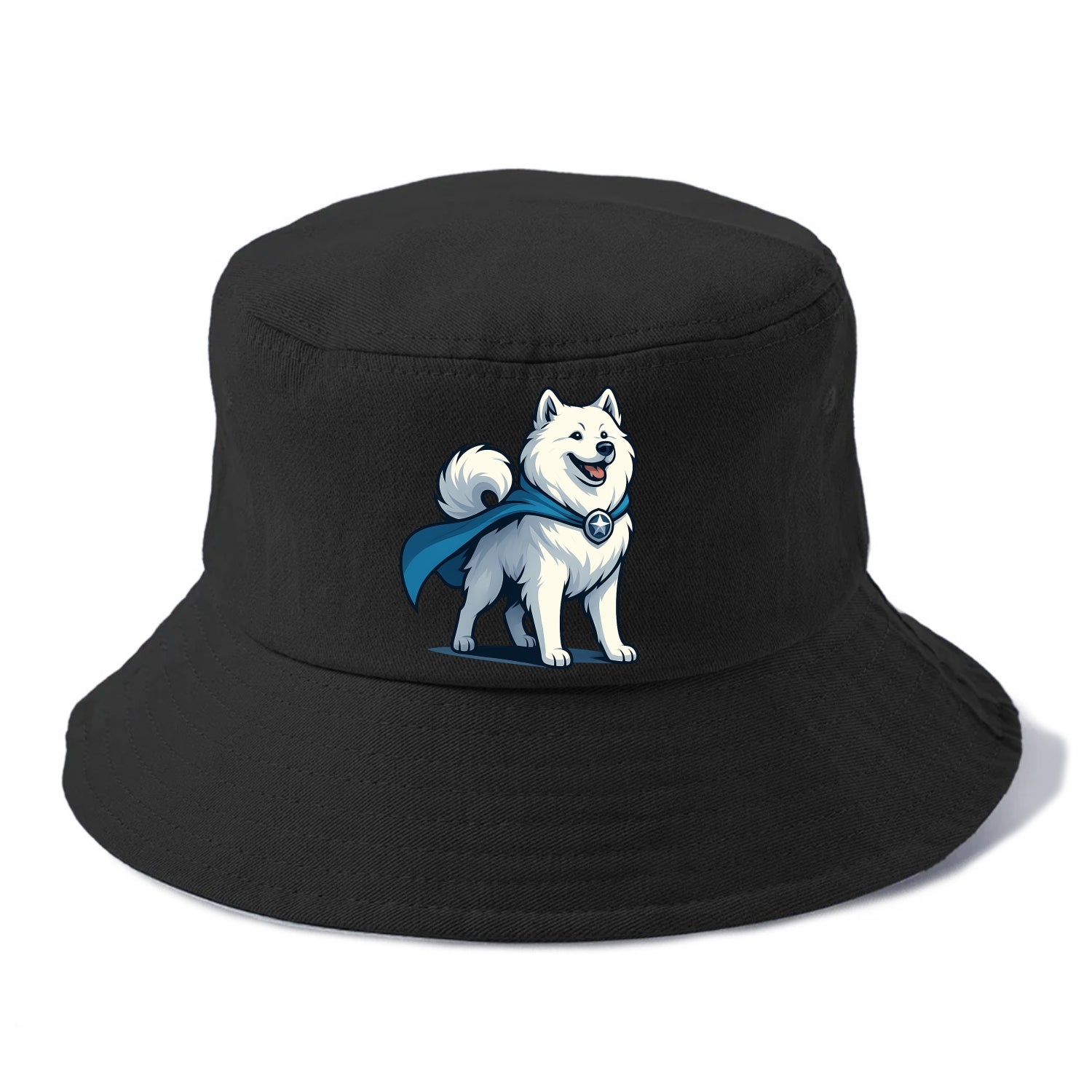 Samoyed Winter Hero  - Bucket Hat - Black