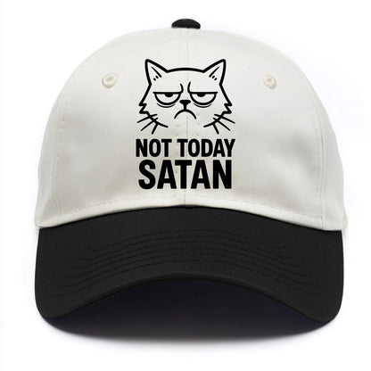 Monday Mood Cat - Two Tone Cap - Black